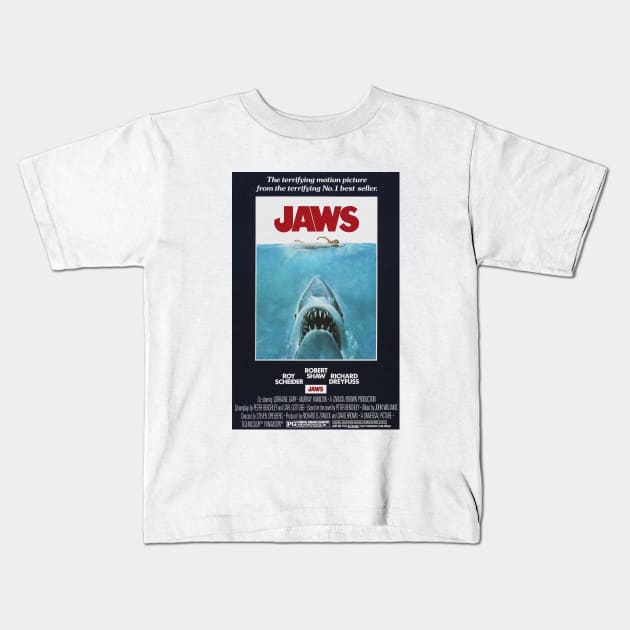 Jaws Kids T-Shirt by tdK